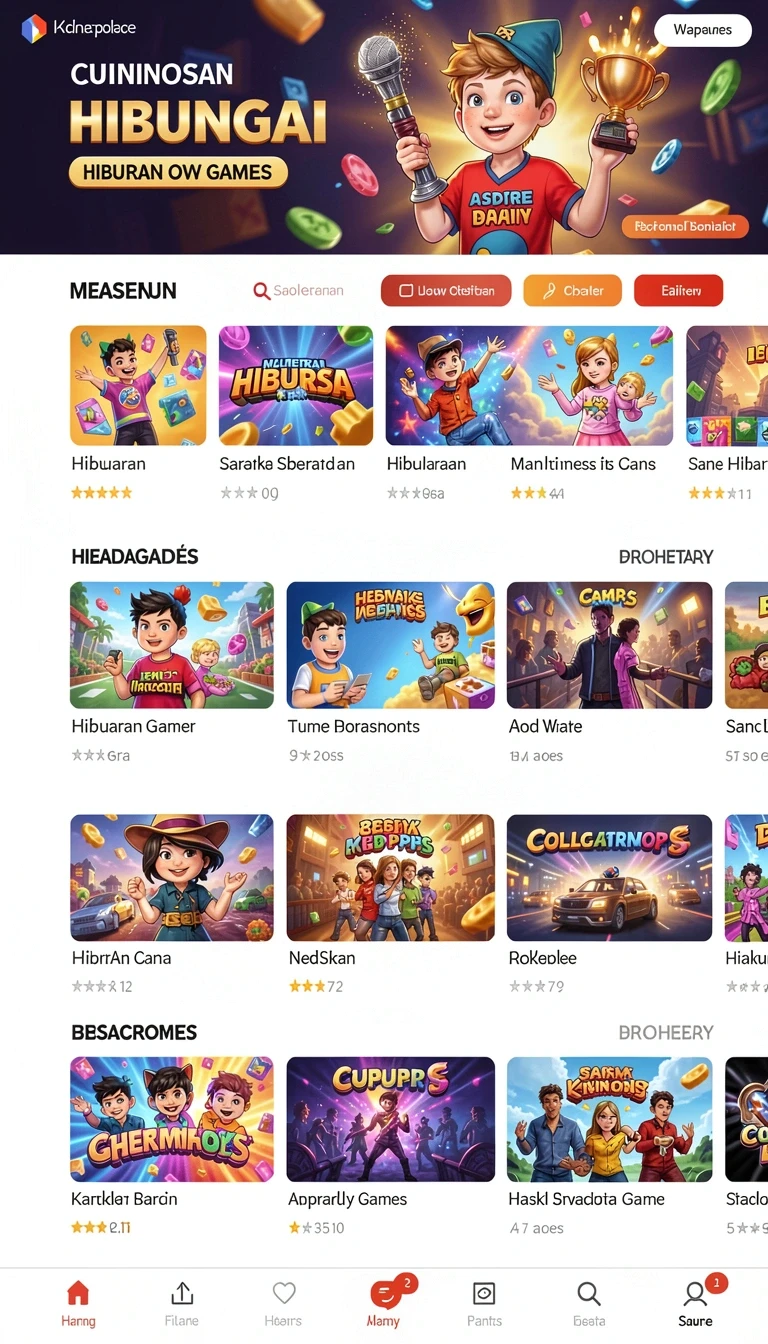 Cuplikan layar menu unduhan hokivip untuk perangkat Android